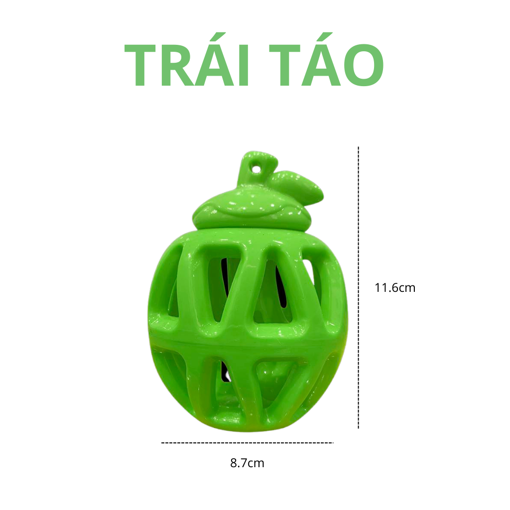 FOFOS Đồ Chơi Rớt Đồ Ăn Hình Trái Lê – Đồ Chơi Nhai Cao Su Tự Nhiên Cho Chó