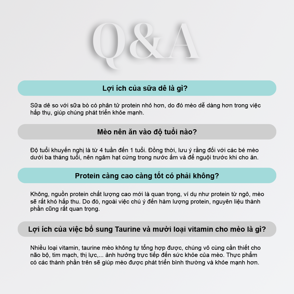 PetQ Macaron D5 Thức Ăn Hạt Cho Mèo Túi 200g