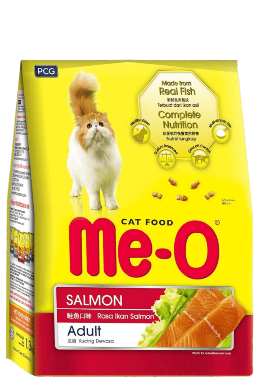 ME-O HẠT MÈO TRƯỞNG THÀNH VỊ CÁ HỒI - Tiệm Spa Bốn Chân