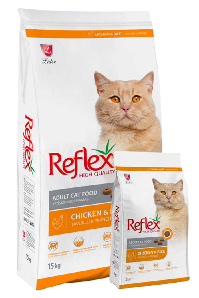 REFLEX DÀNH CHO MÈO TRƯỞNG THÀNH VỊ GÀ & GẠO - Tiệm Spa Bốn Chân