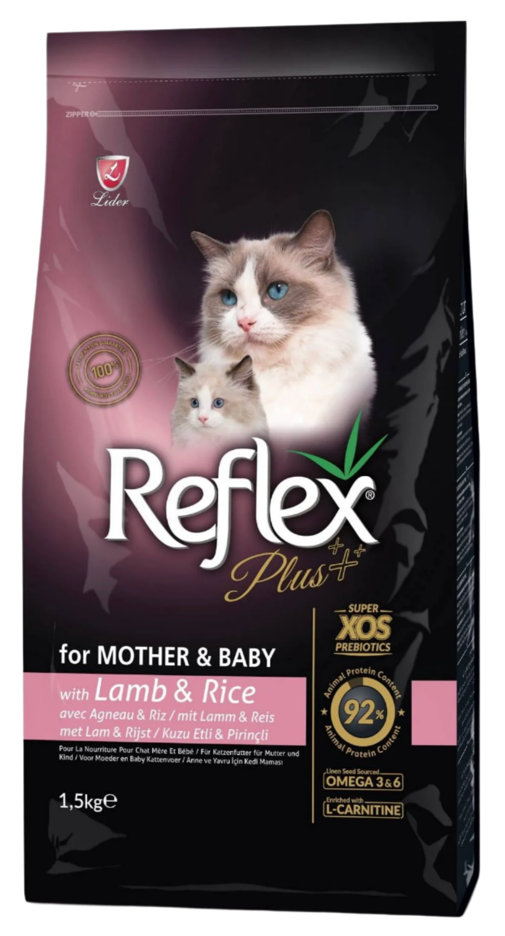 REFLEX PLUS DÀNH CHO MÈO MẸO VÀ MÈO CON VỊ CỪU & GẠO - Tiệm Spa Bốn Chân