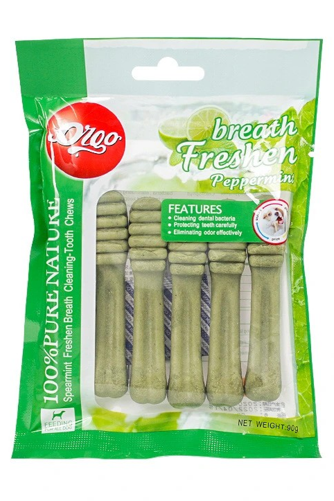 XƯƠNG GẶM SẠCH RĂNG THƠM MIỆNG CHO CHÓ ORGO 90G - Tiệm Spa Bốn Chân