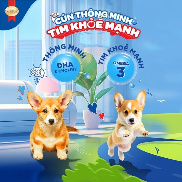 SMARTHEART DÀNH CHO CHÓ CON GIỐNG VỪA VÀ LỚN VỊ GÀ, TRỨNG & SỮA - Tiệm Spa Bốn Chân