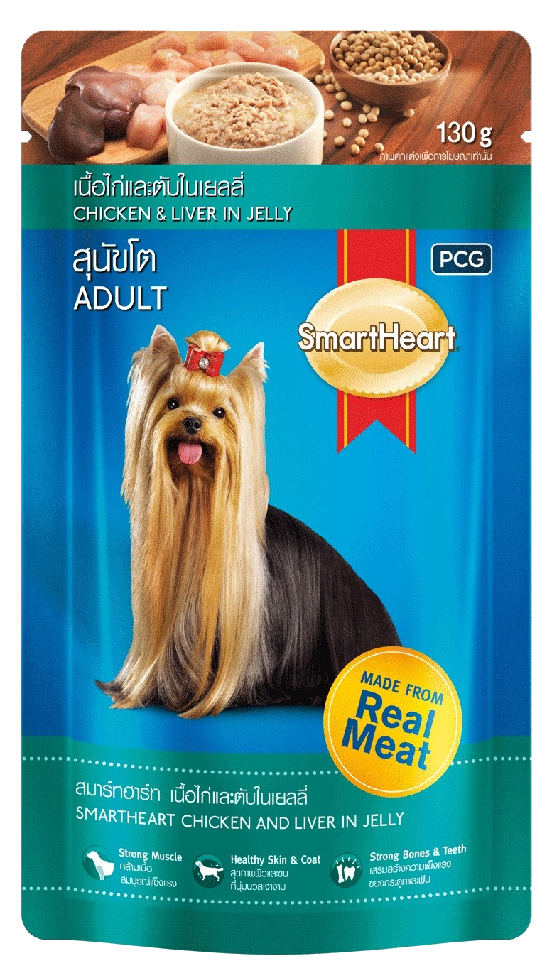 SMARTHEART PATE VỊ GÀ VÀ GAN NẤU ĐÔNG - Tiệm Spa Bốn Chân