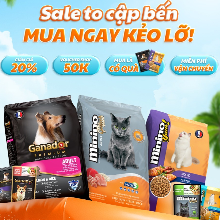 Ganador Thức Ăn Hạt Cho Chó Con Vị Trứng Và Sữa Túi 400g
