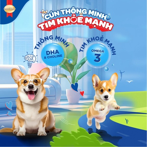 SMARTHEART THỨC ĂN HẠT DÀNH CHO CHÓ MANG THAI, CHO CON BÚ VÀ CHÓ CON - Tiệm Spa Bốn Chân