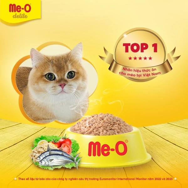 ME-O DELITE CÁ NGỪ & GÀ 70G - Tiệm Spa Bốn Chân