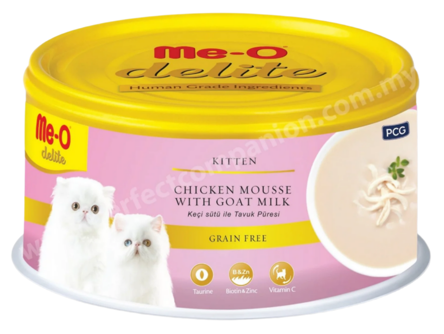 ME-O PATE DELITE MÈO CON VỊ GÀ & SỮA DÊ 80G - Tiệm Spa Bốn Chân