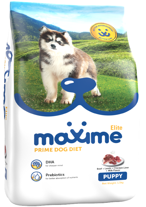 MAXIME ELITE PUPPY PRIME DOG DIET 1.5KG - Tiệm Spa Bốn Chân