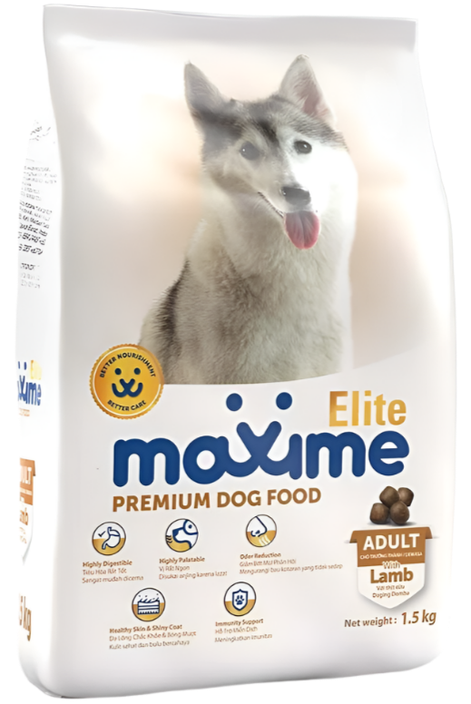 MAXIME ELITE ADULT DOG FOOD VỊ CỪU 1.5KG - Tiệm Spa Bốn Chân