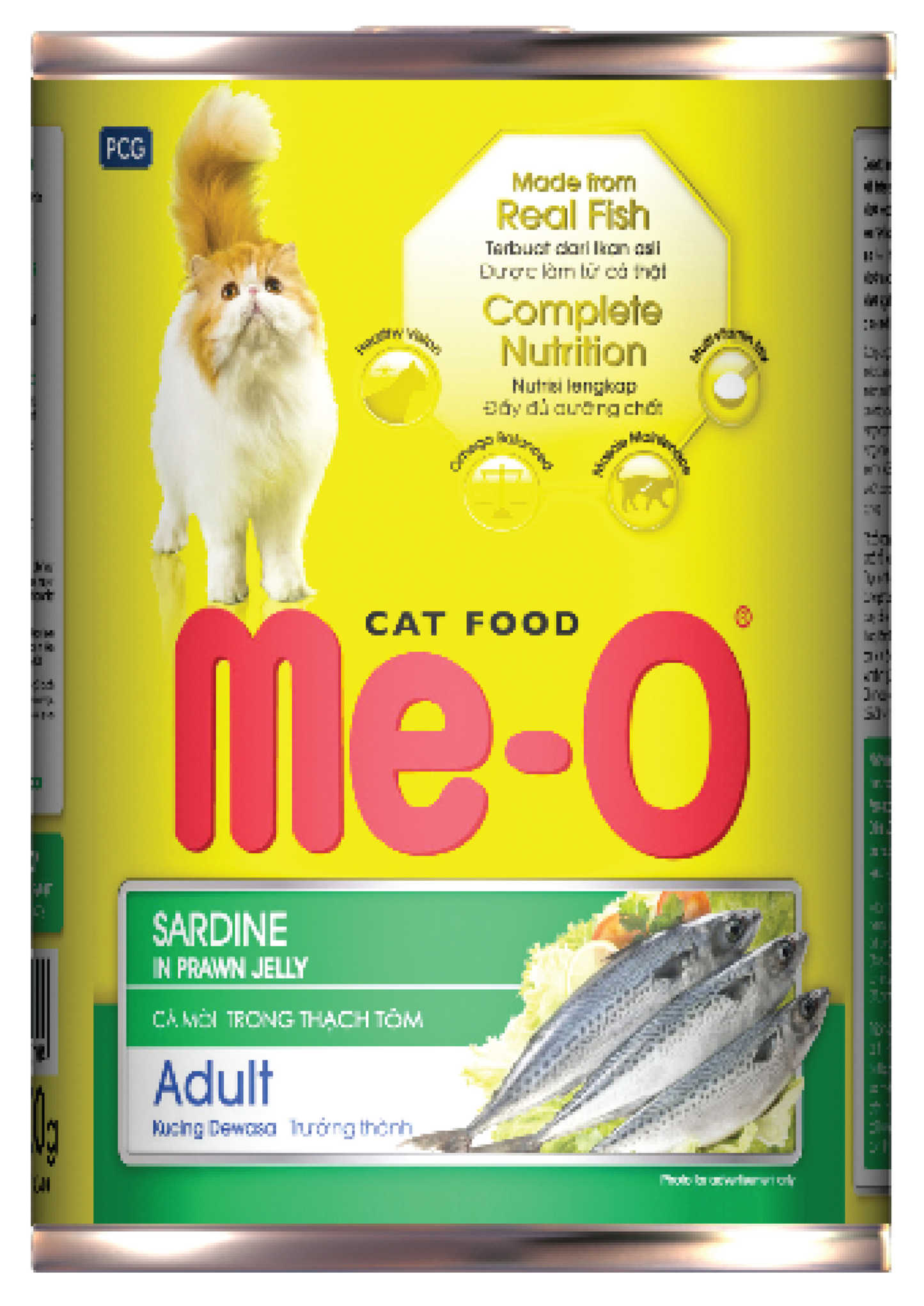 ME-O PATE CÁ MÒI TRONG THẠCH TÔM 400G - Tiệm Spa Bốn Chân