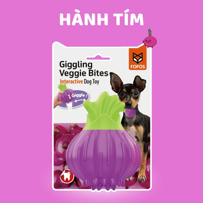 FOFOS Đồ Chơi Gặm Phát Tiếng Cười Hình Bông Cải Xanh Cho Chó – Chất Liệu TPR Kép Bền Chắc