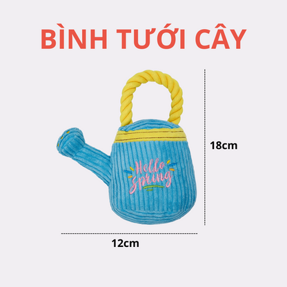 FOFOS Đồ Chơi Nhồi Bông Hình Con Bướm Có Còi Kêu Cho Chó – Bộ Sưu Tập Garden