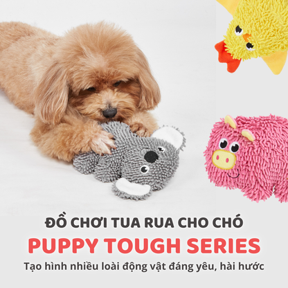FOFOS Đồ Chơi Nhồi Bông Hình Gấu Koala Tua Rua Bền Chắc Có Còi Kêu Cho Chó