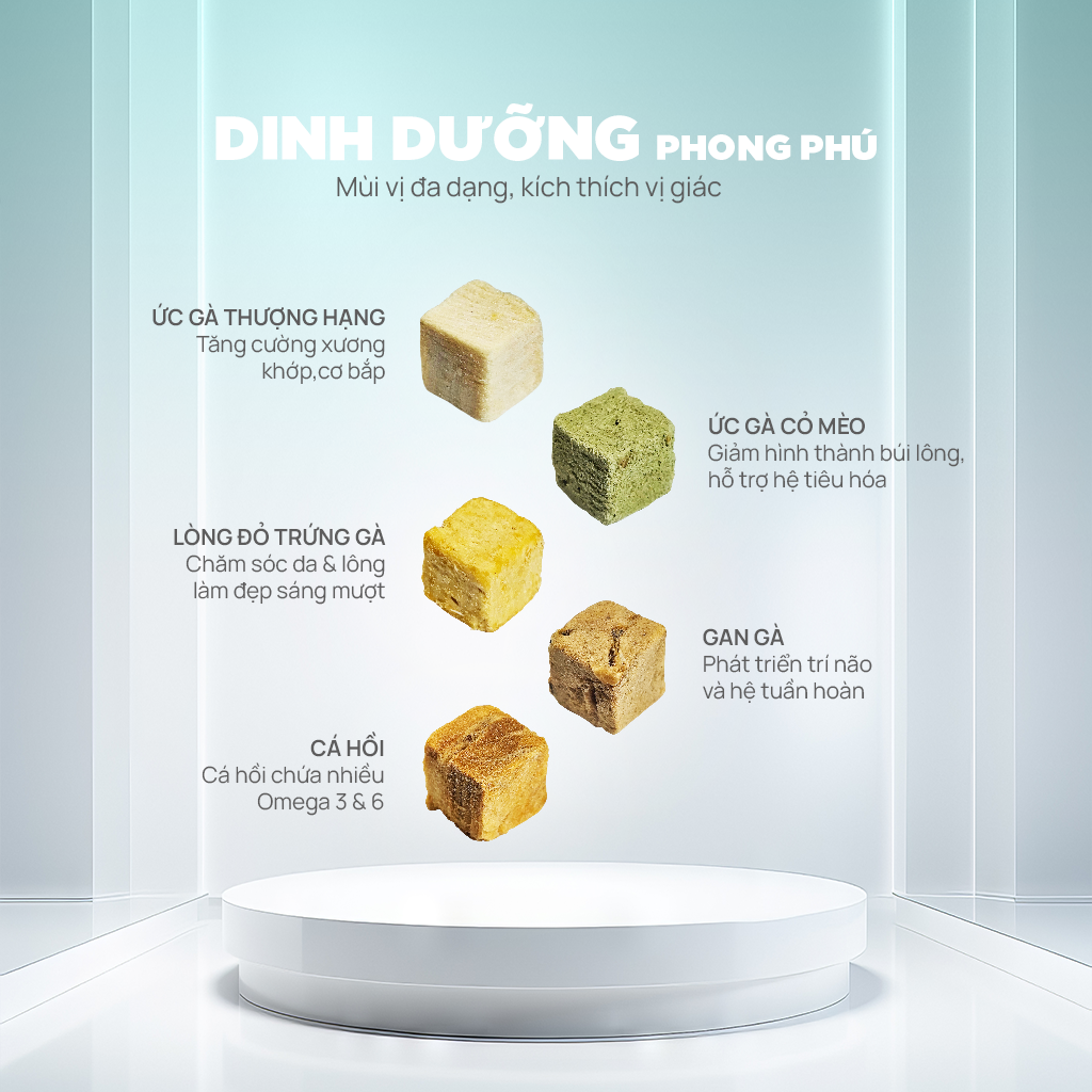 PetQ Thức Ăn Đông Khô Vị Gan Gà