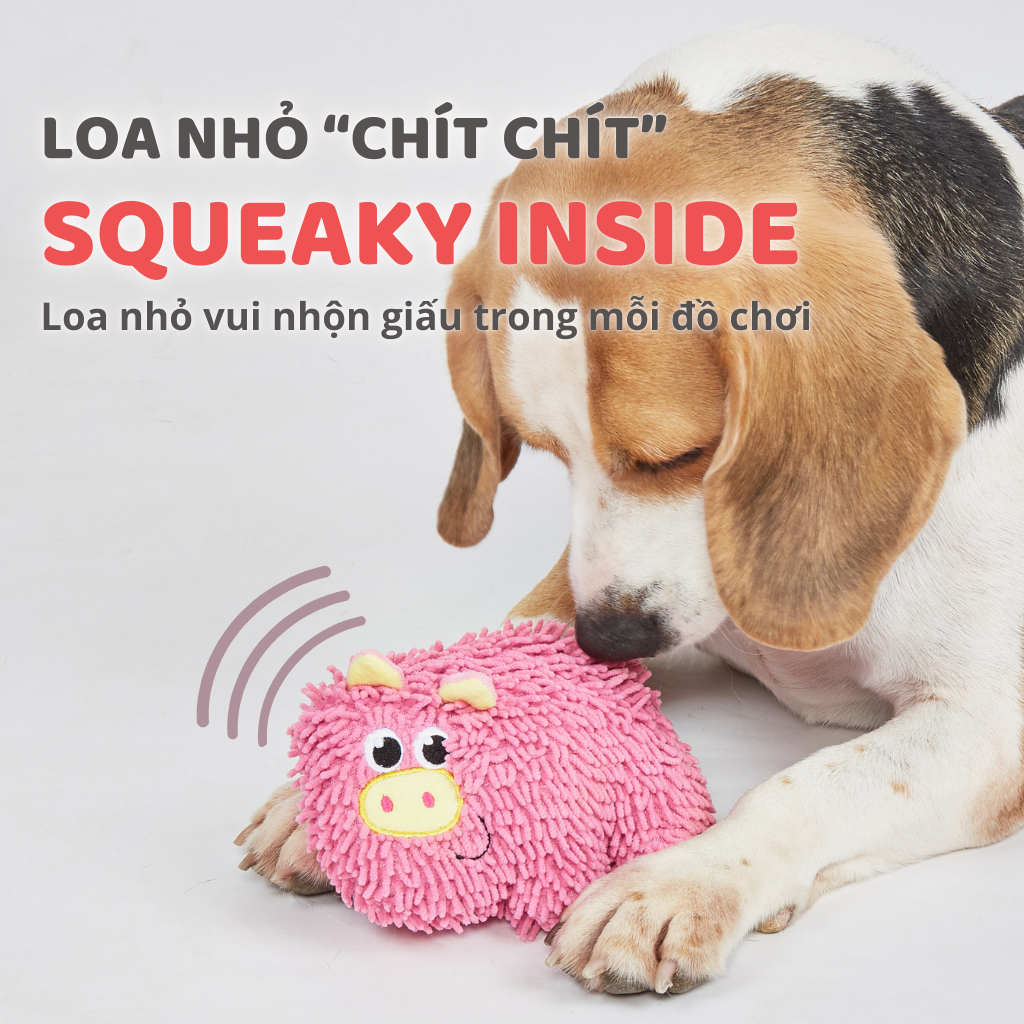 FOFOS Đồ Chơi Nhồi Bông Hình Gấu Koala Tua Rua Bền Chắc Có Còi Kêu Cho Chó