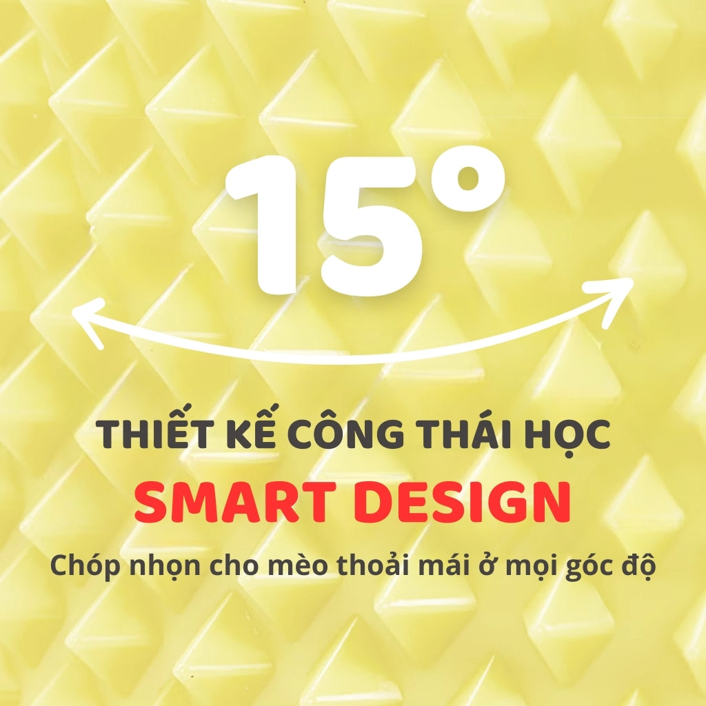 FOFOS Lược Chải Lông Tự Chải Hình Trái Thơm Cho Mèo