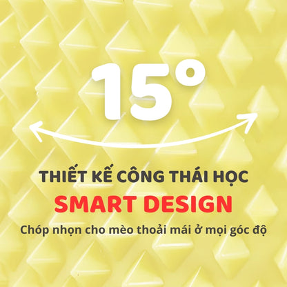 FOFOS Lược Chải Lông Tự Chải Hình Trái Thơm Cho Mèo