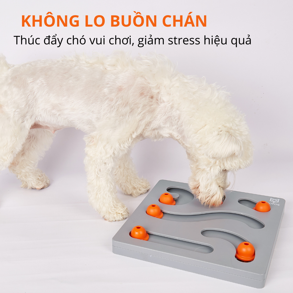 FOFOS Đồ Chơi Xếp Hình Trí Não Giấu Đồ Ăn Cho Chó – Kích Thích Tư Duy 28cm