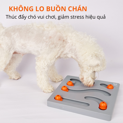 FOFOS Đồ Chơi Xếp Hình Trí Não Giấu Đồ Ăn Cho Chó – Kích Thích Tư Duy 28cm