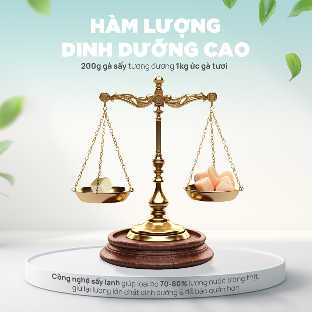 PetQ Thức Ăn Đông Khô Vị Gan Gà