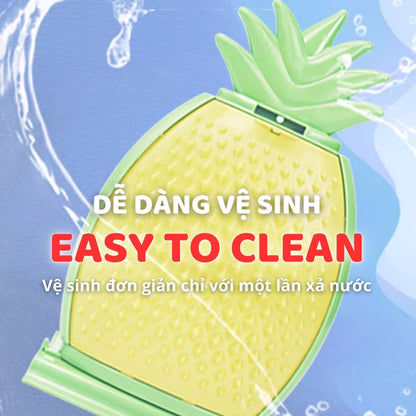 FOFOS Lược Chải Lông Tự Chải Hình Trái Thơm Cho Mèo