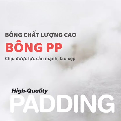 FOFOS Đồ Chơi Nhồi Bông Hình Sư Tử Có Còi Kêu Cho Chó Con – Dòng Fluffy Puppy Siêu Mềm Mại