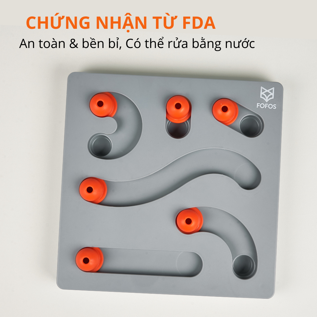 FOFOS Đồ Chơi Xếp Hình Trí Não Giấu Đồ Ăn Cho Chó – Kích Thích Tư Duy 28cm