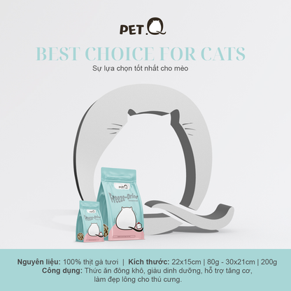 PetQ Thức Ăn Đông Khô Vị Gan Gà