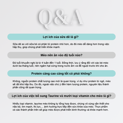 PetQ Macaron D5 Thức Ăn Hạt Cho Mèo Túi 200g