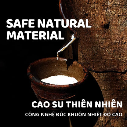 FOFOS Đồ Chơi Bóng Cao Su Latex Hình Cáo Có Còi Kêu Cho Chó – Màu Cam, 100% Latex Tự Nhiên