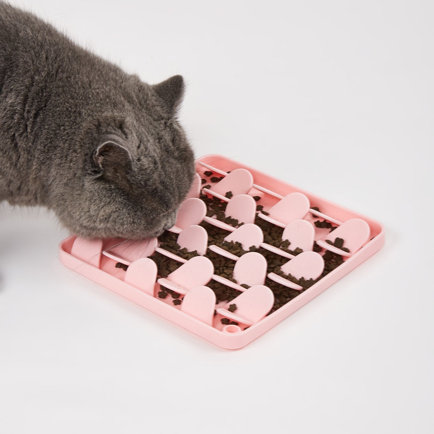 FOFOS Licking Mat – Thảm Liếm Silicone Cho Chó Mèo Giảm Lo Âu, Chậm Ăn & Sạch Răng (Màu Hồng)
