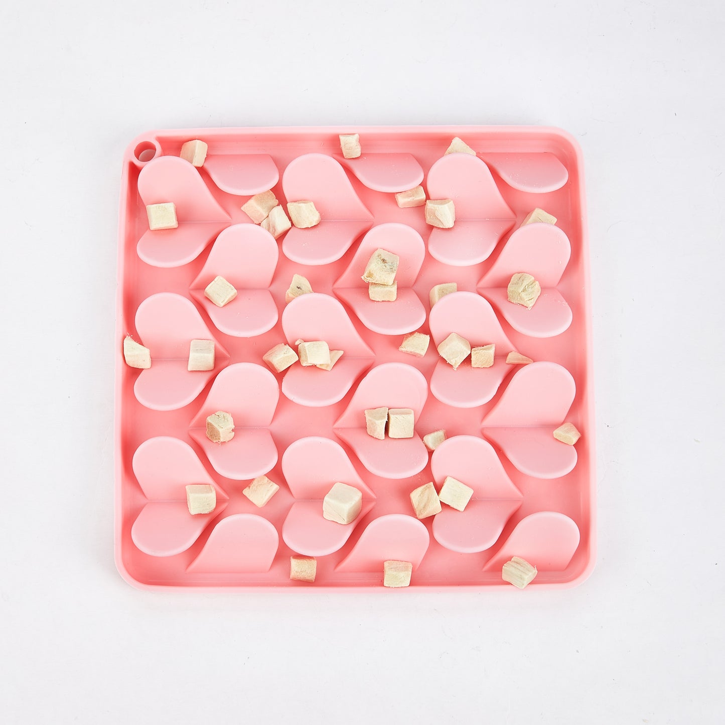 FOFOS Licking Mat – Thảm Liếm Silicone Cho Chó Mèo Giảm Lo Âu, Chậm Ăn & Sạch Răng (Màu Hồng)