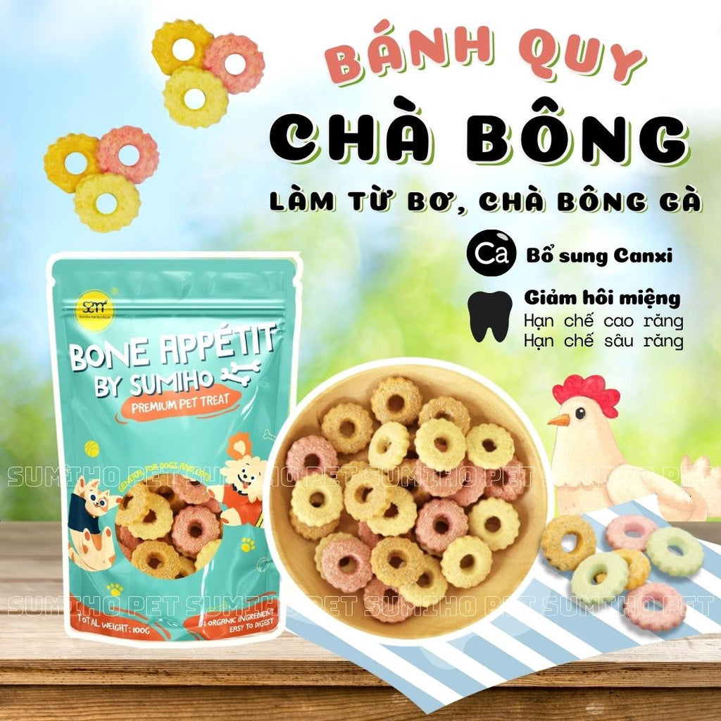 BÁNH THƯỞNG BONE APPETIT - Tiệm Spa Bốn Chân