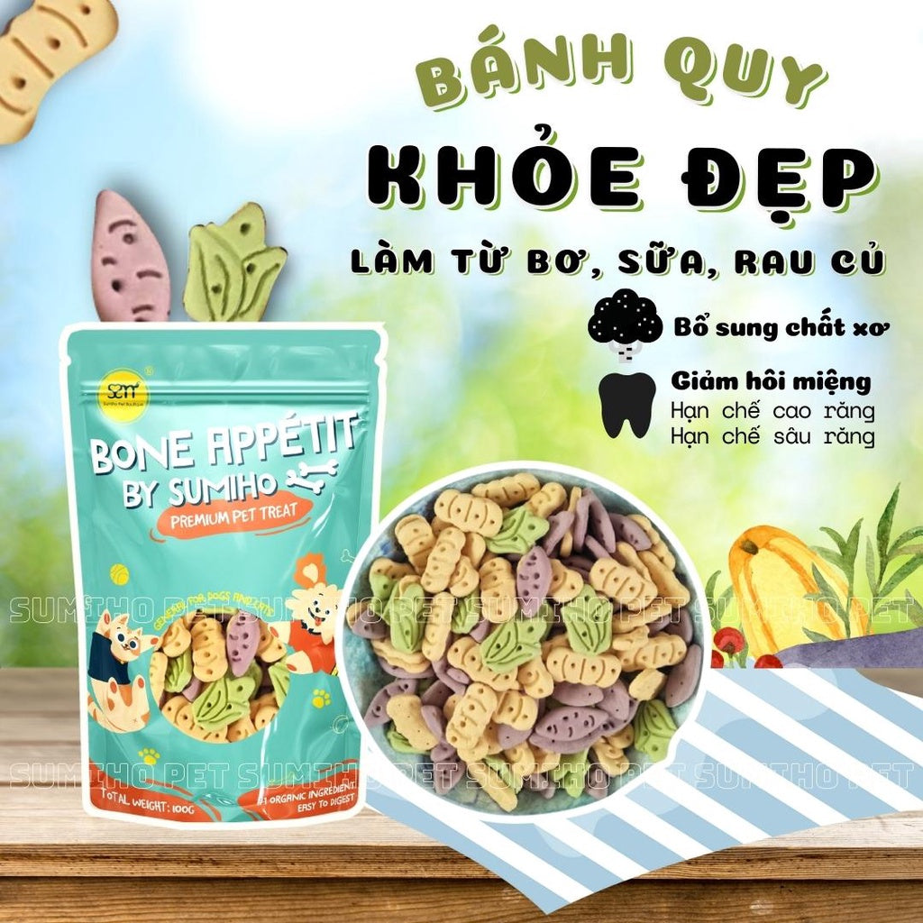 BÁNH THƯỞNG BONE APPETIT - Tiệm Spa Bốn Chân