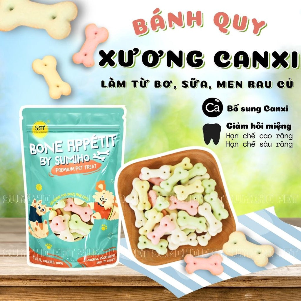 BÁNH THƯỞNG BONE APPETIT - Tiệm Spa Bốn Chân