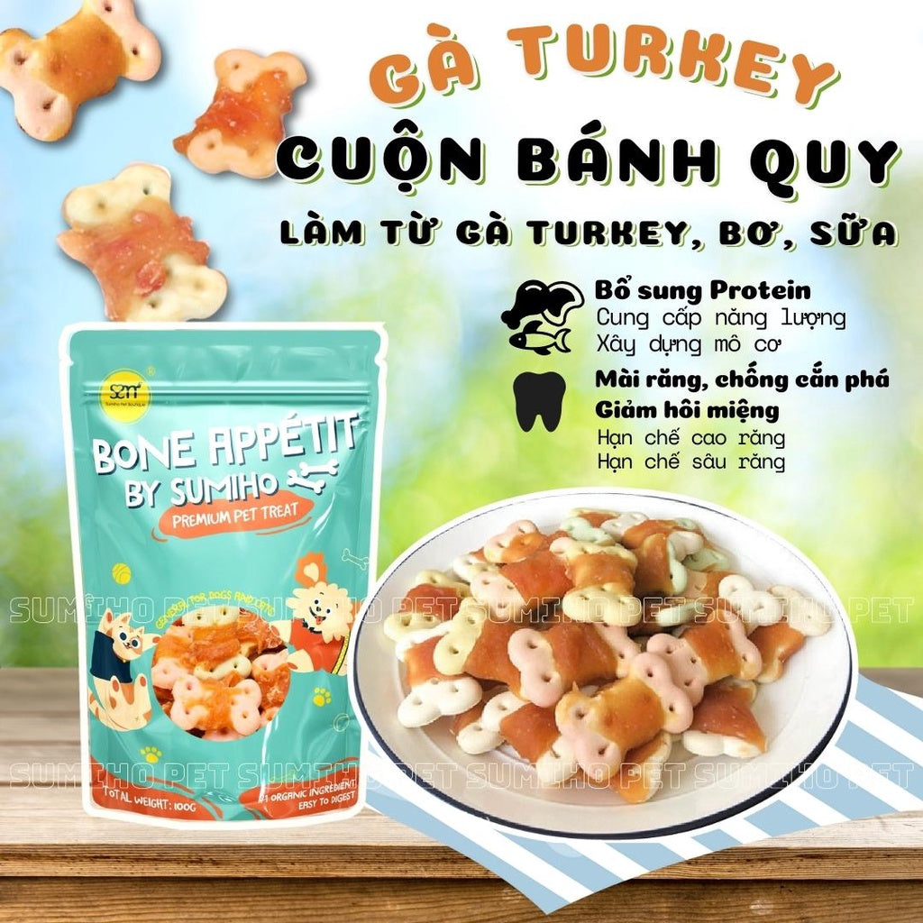 BÁNH THƯỞNG BONE APPETIT - Tiệm Spa Bốn Chân