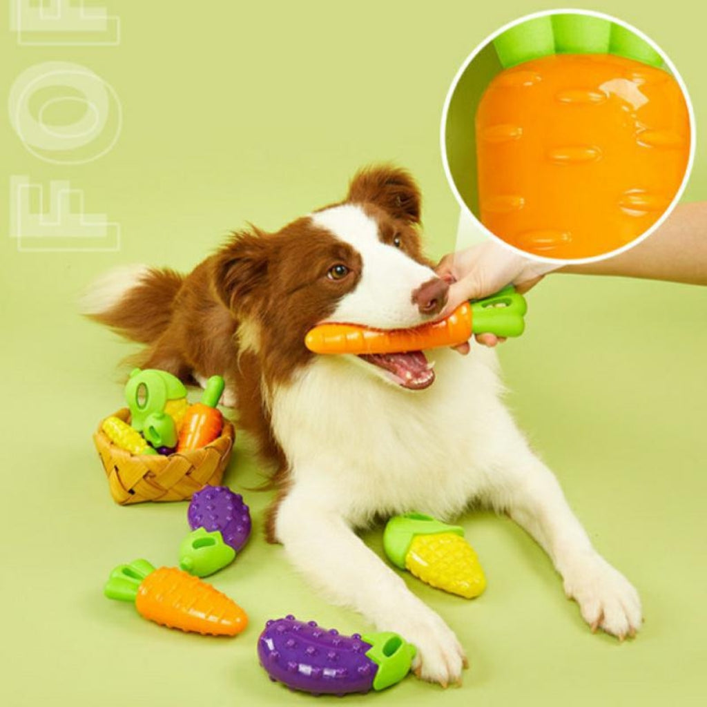 FOFOS Đồ Chơi Gặm Có Còi Kêu Hình Bắp Ngô Cỡ Nhỏ Cho Chó – Chất Liệu TPR Bền Chắc
