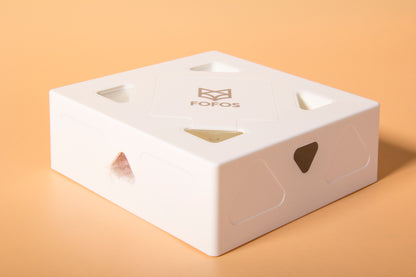 FOFOS Hộp Lông Vũ Ngẫu Nhiên Bản USB – Đồ Chơi Tương Tác Tự Động Cho Mèo 17.7x17.7x6.5cm