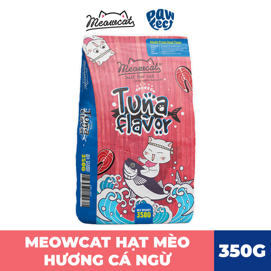Meowcat Hạt Khô Cho Mèo Vị Cá Ngừ 350g