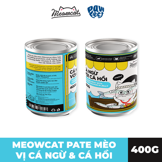 Meowcat Pate Cho Mèo 400G Vị Cá Ngừ & Cá Hồi