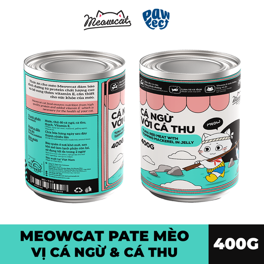 Meowcat Pate Cho Mèo 400G Vị Cá Ngừ & Cá Thu