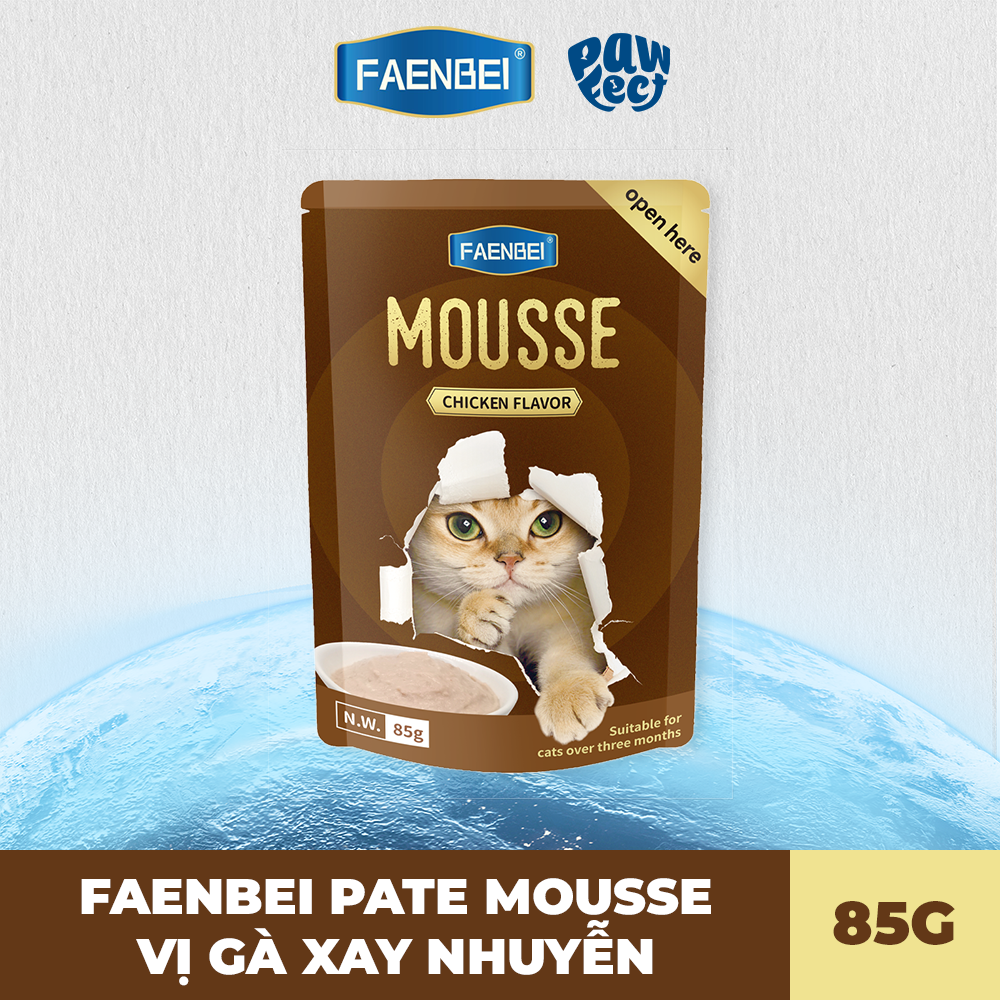 Faenbei Pate Mousse 85G Vị Gà Xay Nhuyễn