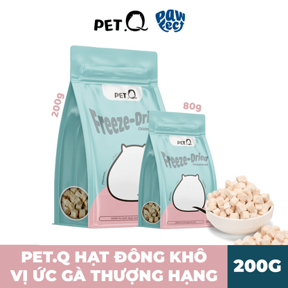 PetQ Thức Ăn Đông Khô Vị Ức Gà