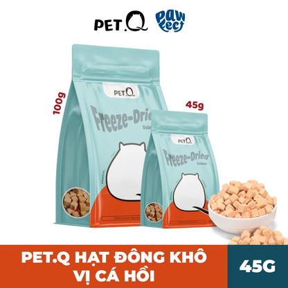 PetQ Thức Ăn Đông Khô Vị Cá Hồi