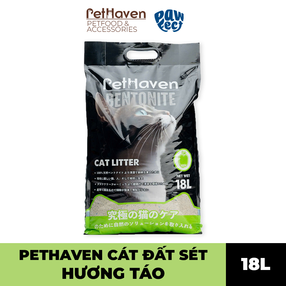 Cát Bentonite Vệ Sinh Cho Mèo PetHaven - Hương Táo