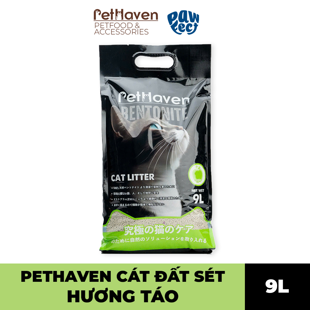 Cát Bentonite Vệ Sinh Cho Mèo PetHaven - Hương Táo
