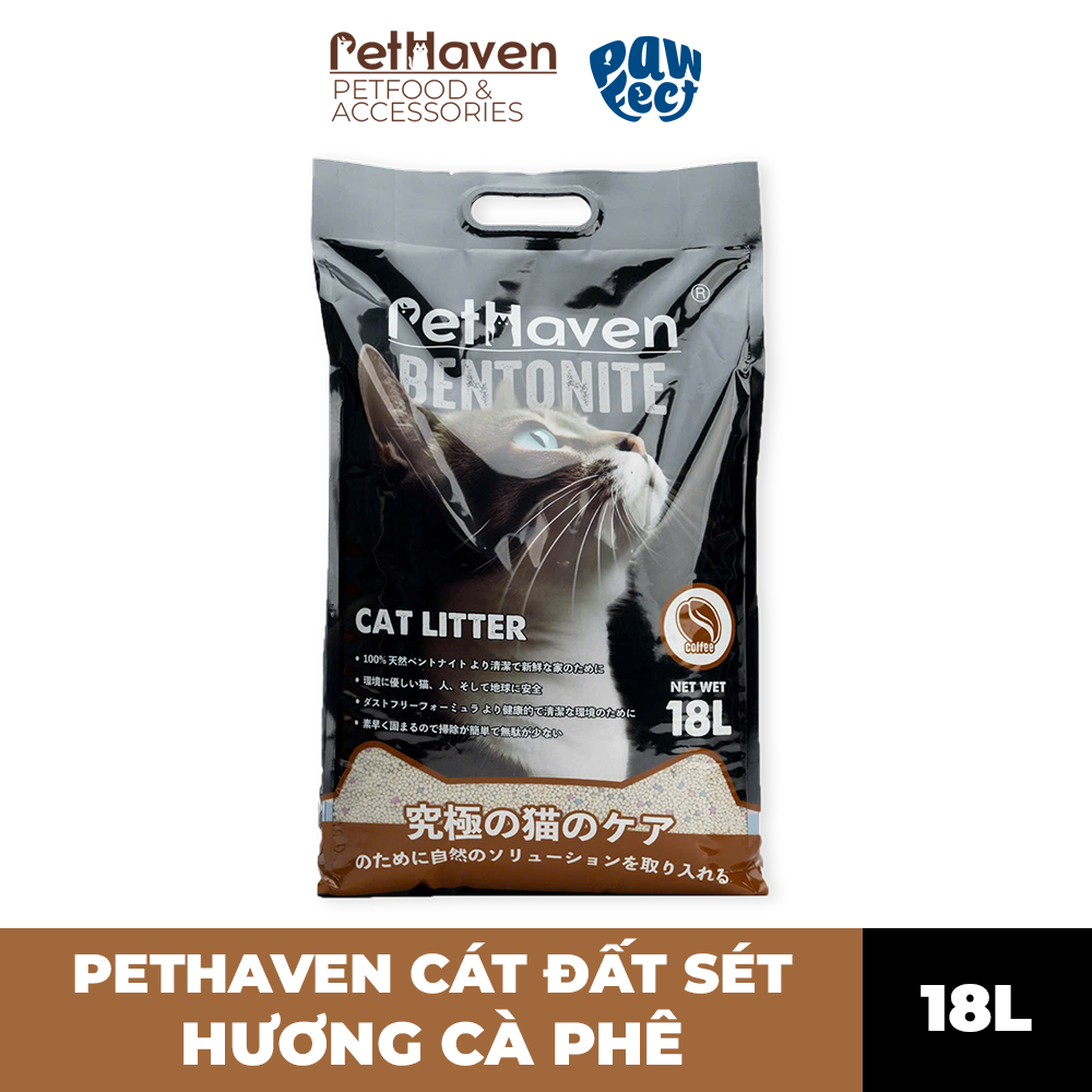 Cát Bentonite Vệ Sinh Cho Mèo PetHaven - Hương Cà phê