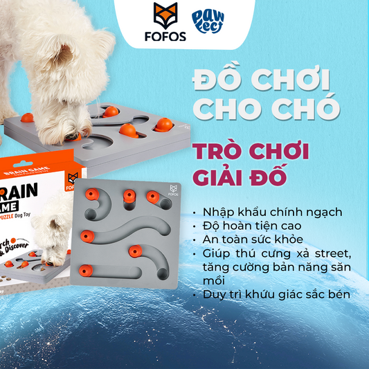 FOFOS Đồ Chơi Xếp Hình Trí Não Giấu Đồ Ăn Cho Chó – Kích Thích Tư Duy 28cm