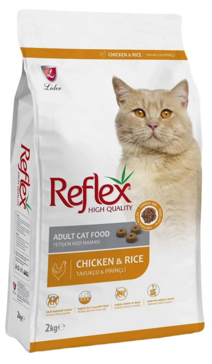 REFLEX DÀNH CHO MÈO TRƯỞNG THÀNH VỊ GÀ & GẠO - Tiệm Spa Bốn Chân